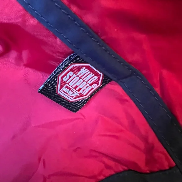 Men's L.L. BEAN Blue Full Zip Hooded Wind stopper Jacket Size L - Picture 8 of 13